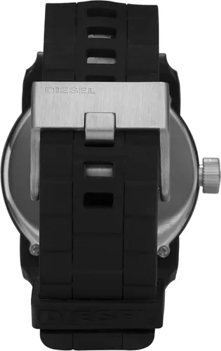 Vista 2 de Diesel Reloj doble para hombre con correa de silicona