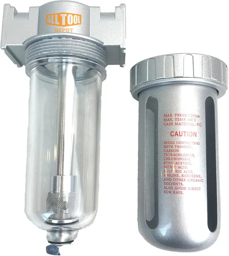 Vista 4 de 3/8" NPT de flujo medio aire comprimido en línea filtro desecante secador humedad agua separador