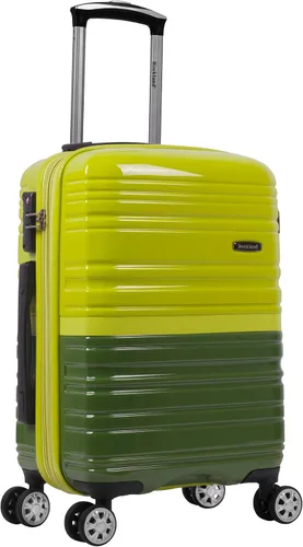 Vista 10 de Rockland Santa Fe - Equipaje con carcasa rígida y ruedas giratorias, Dos tonos de verde