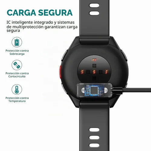Vista 6 de TUSITA Cargador magnético compatible con Polar Pacer, Pacer Pro, Ignite 3, Grit X2 Pro, Vantage V3, Vantage M3 Smart Watch - 1M, USB-A