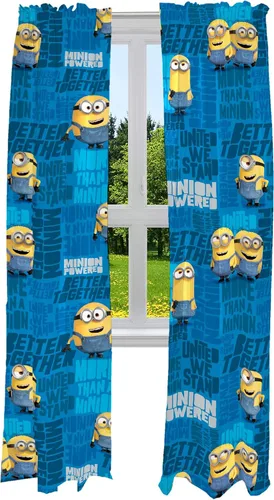 Vista 38 de Franco - Juego de cortinas para la habitación de los niños, 82 x 63 pulgadas, Minions de Mi Villano Favorito