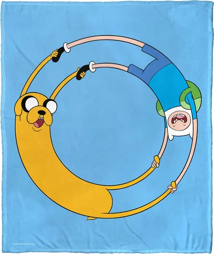 Vista 17 de Northwest Adventure Time - Manta de seda táctil, 50 x 60 pulgadas, Adventure Comic