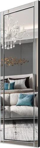 Vista 13 de Syndra Espejo Rectangular con Marco Rústico de 20x28'' Montado en Pared Espejo de Tocador Rústico con Marco de Madera Grande Espejo de Baño