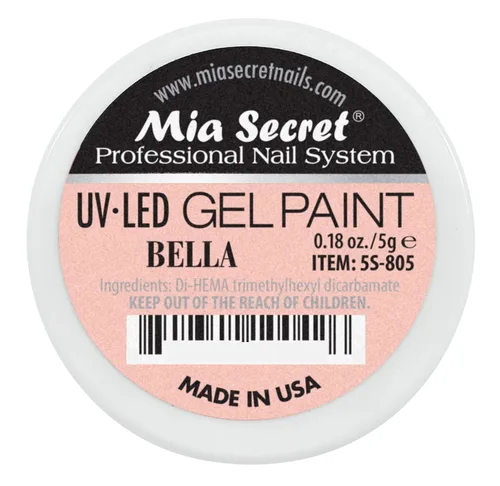 Vista 3 de Mia Secret Sistema de uñas profesional UV/LED Gel Paint - 0.18 oz (Bella)