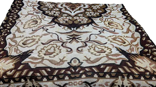 Vista 8 de DaDa Bedding Manta tejida para tapiz, flecos de damasco persa, 50 x 60