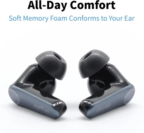 Vista 3 de Comply TW-300-B TrueGrip MAX - Puntas de auriculares de espuma viscoelástica para Beats Studio Buds Plus +, EarFun, Soundcore y más Máxima