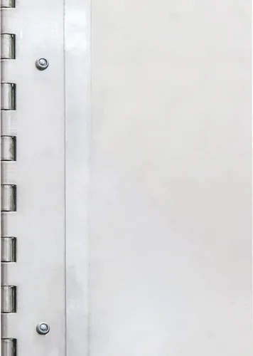 Vista 2 de Extreme Max 3005.9053 Placa deslizante de aluminio con bisagras para puerta de remolque, 36" x 9