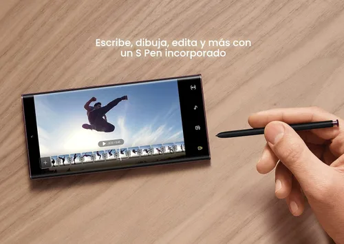 Vista 5 de Samsung Galaxy S22 Ultra 5G, versión estadounidense, 256GB, verde - Desbloqueado (renovado)