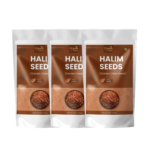 Vista 10 de Organic Spree Semillas de Halim 300gm (10.6oz) Semillas de Berro de Jardín Puras y Naturales