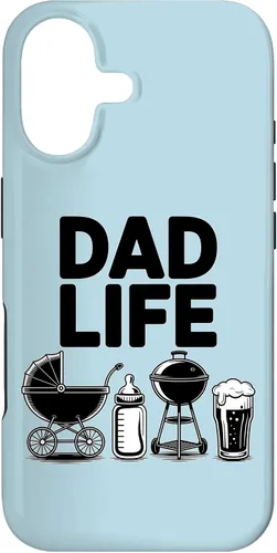 Vista 32 de Dad Life Beer Stroller Bottle Grill Adorable Father Case for iPhone 16