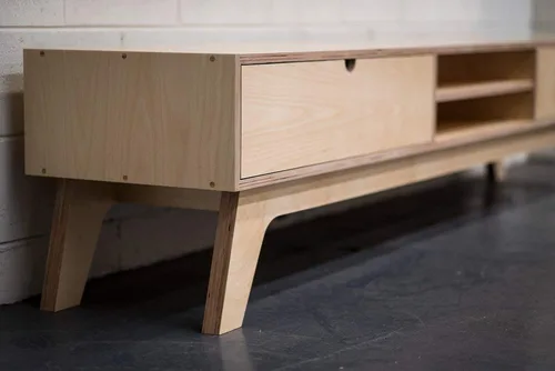 Vista 3 de Edge Supply Birch - Hoja de chapa de madera de abedul de corte plano de 24 x 48 pulgadas, 3M para despegar y pegar - Chapa de madera autoadhesiva