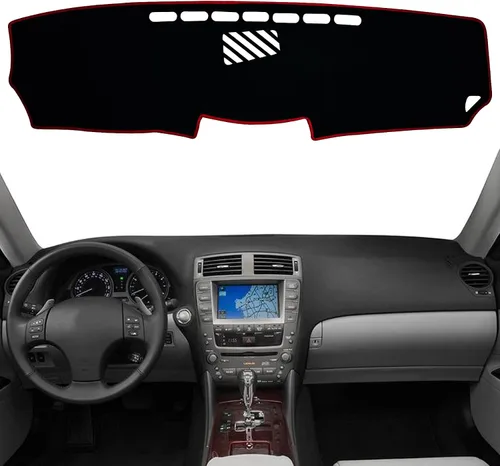 Vista 7 de Cubierta de Alfombrilla para Salpicadero Protección Interior del Tablero Compatible con Lexus IS250 IS350 Sedan 2006-2013 Cubierta Protectora