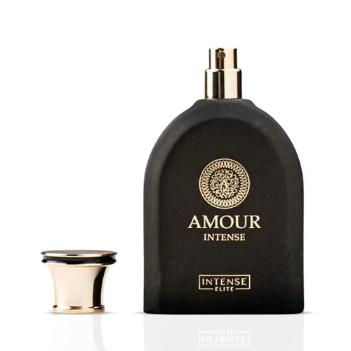Vista 4 de INTENSE ELITE Amour Intense - Perfume de larga duración para mujeres y hombres, 3.4 fl oz (3.4 onzas), Eau De Parfum con Pimento, Rosa y Azafrán