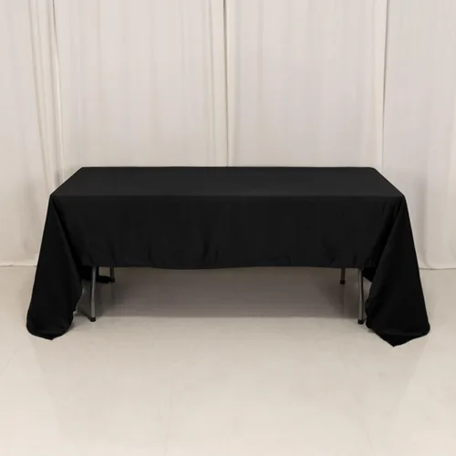 Vista 62 de Efavormart - Mantel rectangular de satén sin costuras, color azul polvoriento, 60 x 126 pulgadas Azul empolvado
