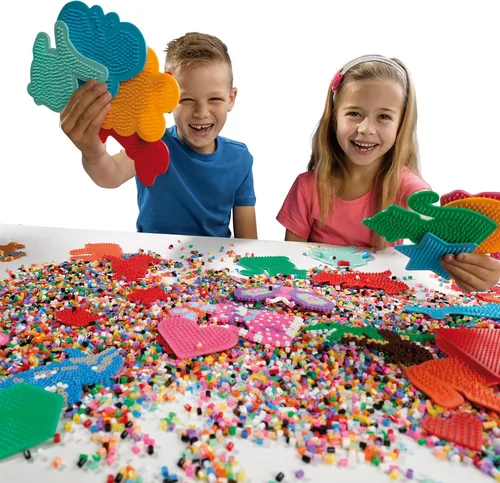 Vista 3 de SES Creative - Tablero de clavijas de cuentas de flores - Actividad de artes y manualidades para niños