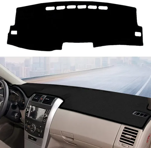 Vista 20 de Cubierta de salpicadero para salpicadero, alfombra personalizada para Toyota RAV4 2013 2014 2015 2016 2017 2018 Accesorios antideslizante protector