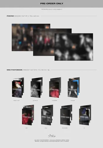 Vista 4 de Stray Kids - ENTRADAS (In Life) [Standard Ver. - Juego completo A+B] (1er álbum reempaque) [Pre-Order] 2CD+2Photobook+2 Póster plegado+2 Beneficios