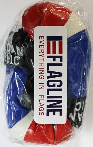 Vista 4 de Combo de mini guante de boxeo y bandera para colgar ventanas de República Dominicana