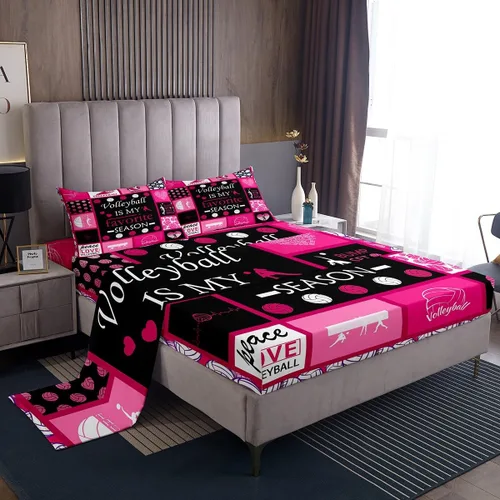 Vista 9 de Manfei Juego de sábanas de cactus tamaño individual, juego de ropa de cama de cactus con estampado de vaca para niños, niñas, adolescentes Tyts4421