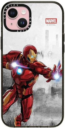 Vista 30 de CASETiFY Funda para iPhone Air, compatible con MagSafe Marvel VS CoLab Protección contra caídas de grado militar 4x de 8.2 pies Funda Capitán