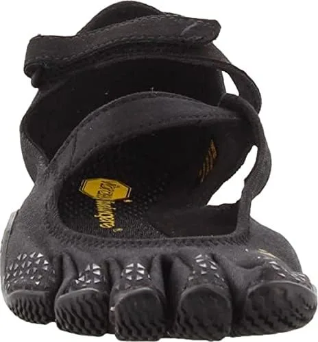 Vista 2 de Vibram V-Soul - Tenis de entrenamiento para interiores con cinco dedos para mujer, Negro