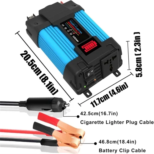 Vista 2 de Kit de inversor solar de 6000 W 12 V a 110 V/220 V, controlador de 50 A
