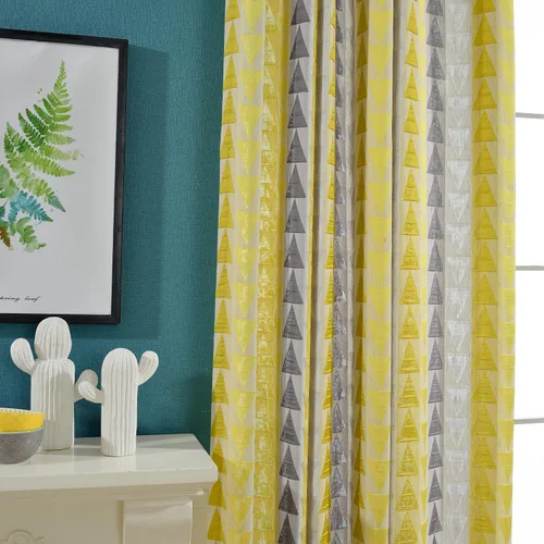 Vista 9 de VOGOL - Cortinas Boho, cortinas de ventana con aislamiento térmico y ojales para dormitorio y sala de estar, juego de 2 paneles, 52 x 63 pulgadas