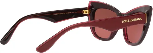 Vista 9 de Dolce & Gabbana Gafas de sol DG 4417 32477E BurdeosTransparente Burdeos, Varios