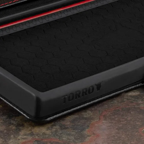 Vista 7 de TORRO Funda compatible con Samsung Galaxy S23 Ultra 5G – Funda de cuero premium tipo cartera con función atril y ranuras para tarjetas (negro)