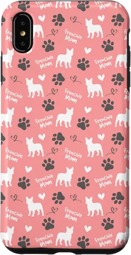 Vista 7 de Funda de regalo para iPhone 12 mini Frenchie mamá Bulldog francés rosa para mujer