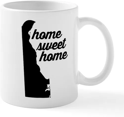 Vista 20 de CafePress Delaware (DE) Euro Mug Taza de café de cerámica de 11 oz (11.0 fl oz)