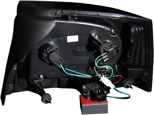 Vista 2 de Anzo USA 321014 Dodge Charger - Conjunto de luces traseras LED negras (se venden en pares)