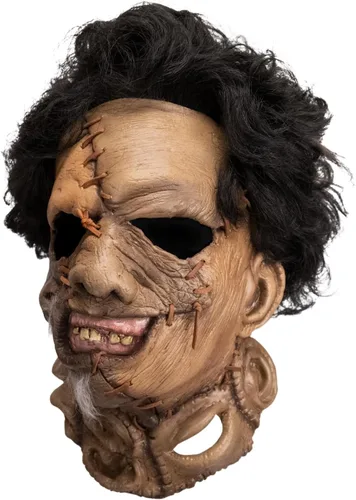 Vista 3 de Trick Or Treat Studios Masacre II de Texas Chainsaw Massacre II Leatherface Máscara Marrón