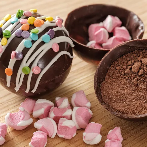 Vista 3 de Cybrtrayd Molde de caramelo de chocolate con bomba de baño con instrucciones exclusivas para moldeo de chocolate con derechos de autor de Cybrtrayd