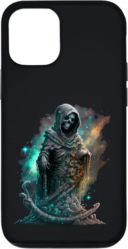 Vista 28 de Santa Muerte - Carcasa para iPhone 17, diseño de folklore mexicano