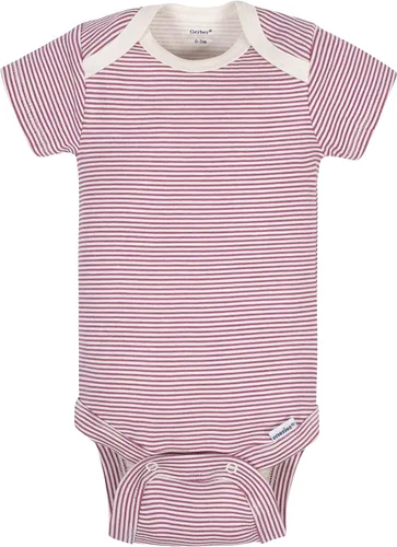 Vista 5 de Grow by Gerber baby-girls 5-pack Short-sleeve Onesies Bodysuits