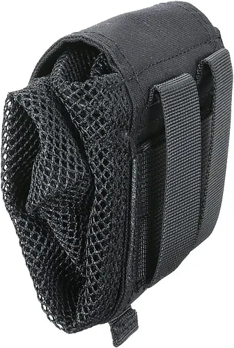 Vista 8 de SABADO Bolsa táctica Molle de malla de malla para cinturón con cordón, plegable, flexible, duradera, con gancho y bucle, se despliega con una