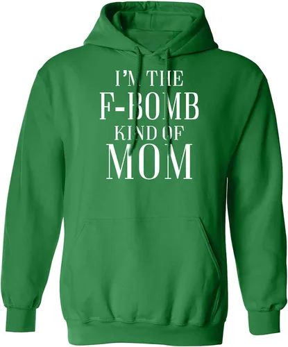 Vista 17 de zerogravitee Sudadera con capucha para adulto con texto en inglés "I'm the F-Bomb kind of Mom