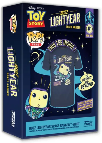Vista 4 de Funko Camiseta Pop! Boxed Tee: Toy Story - Buzz - XS Multicolor