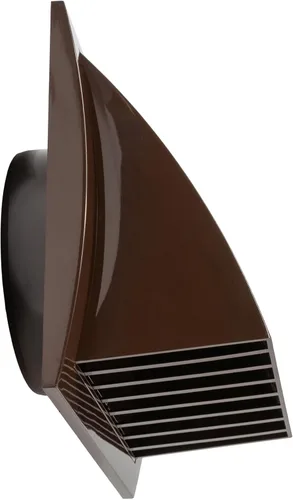 Vista 14 de Repa Market Cubierta de ventilación para secadora de 4 pulgadas/tubo de antracita para paredes o techo/cubierta de protección de plástico ABS