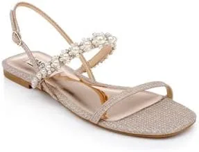 Vista 2 de Badgley Mischka Sandalia plana Natalee para mujer