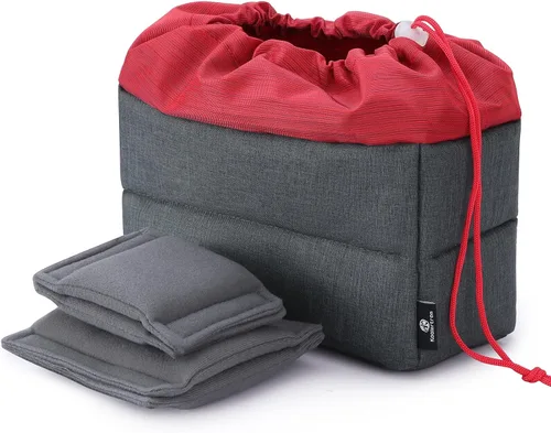 Vista 16 de Bolso a prueba de golpes Koolertron para cámaras DSLR o SLR. Separadores acolchados para personalizar el bolso.