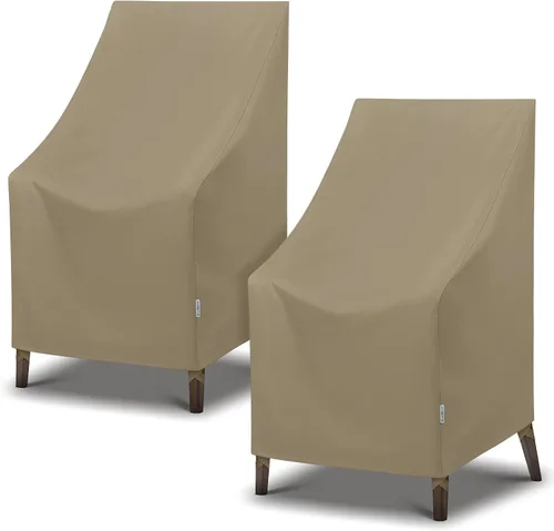 Vista 9 de SunPatio Fundas Impermeables para Sillas de Comedor de Exterior, Fundas de Servicio Pesado para Sillas de Patio para Muebles de Exterior, Fundas