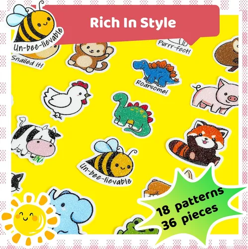 Vista 2 de 36 PCS Calcomanías Sensoriales Calm Strips, 2 Texturas Artículos de Alivio de Ansiedad Calcomanías de Salud Mental Regalos de Alivio de Estrés