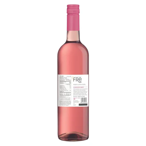 Vista 2 de Sutter Home Fre White Zinfandel de California Vineyards - Aromas fragantes de fresa con acabado agradable y persistente (paquete de 2, zinc blanco)