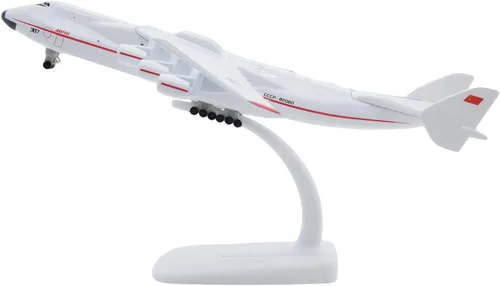 Vista 10 de TANG DYNASTY 1:400 Antonov An-225 Mriya Modelo de avión de transporte grande, avión fundido a presión, para coleccionar y regalo, decoración