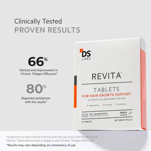 Vista 4 de ds labs Revita Shampoo & Tablets Bundle (2 Pack) - Revita Revitalizing Shampoo (205 mL) & Revita Hair Support Tablets (60 Count) - For Fuller