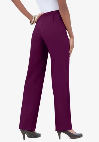 Vista 6 de Roaman's Pantalones clásicos para mujer de talla grande