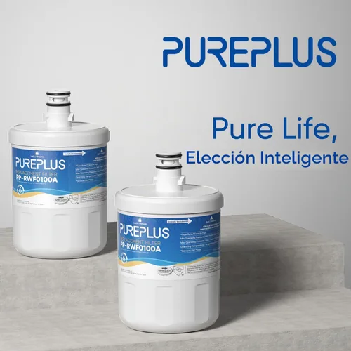 Vista 9 de PUREPLUS RWF0100A - Filtro de agua de repuesto para LG LT500P, paquete de 3