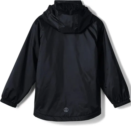 Vista 2 de Lands' End Chaqueta impermeable con forro polar para niños grandes